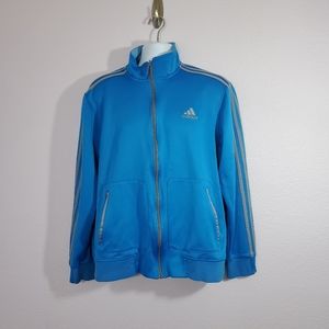 Adidas sweater full zip size L